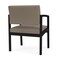 Lesro Lenox Steel Wide Guest Chair Metal Frame, Black, MD Farro Upholstery LS1201 - alternate 3